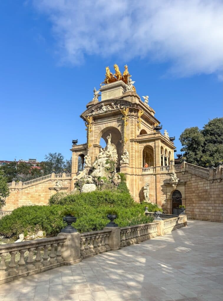 Fontaine du parc de la Ciutadella à Barcelone