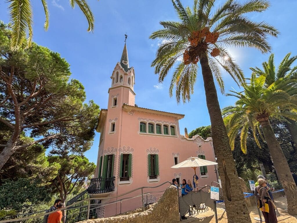 Maison Gaudi au Parc Guell à Barcelone