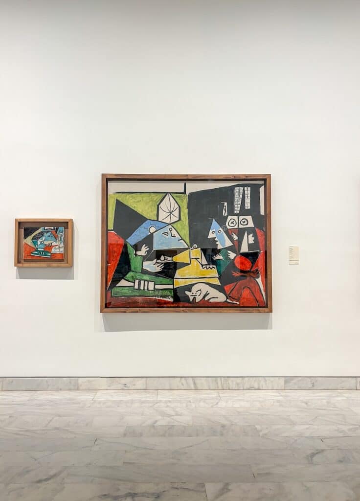 Peinture au Musée Picasso à Barcelone