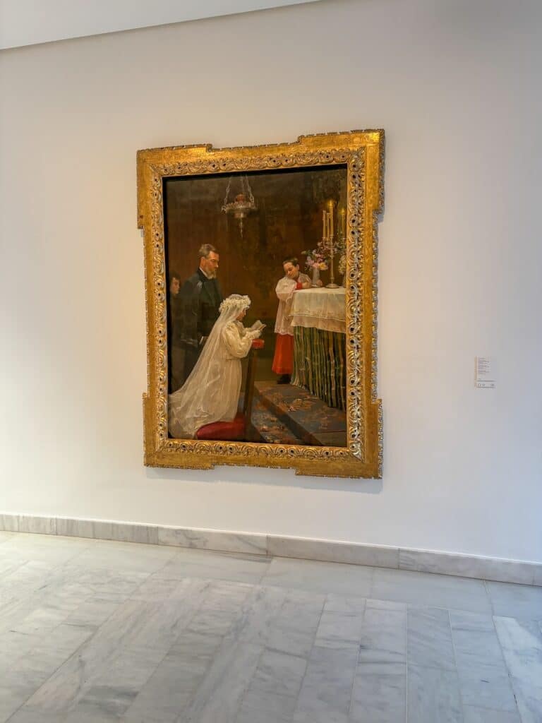 Peinture des débuts de Picasso à Barcelone