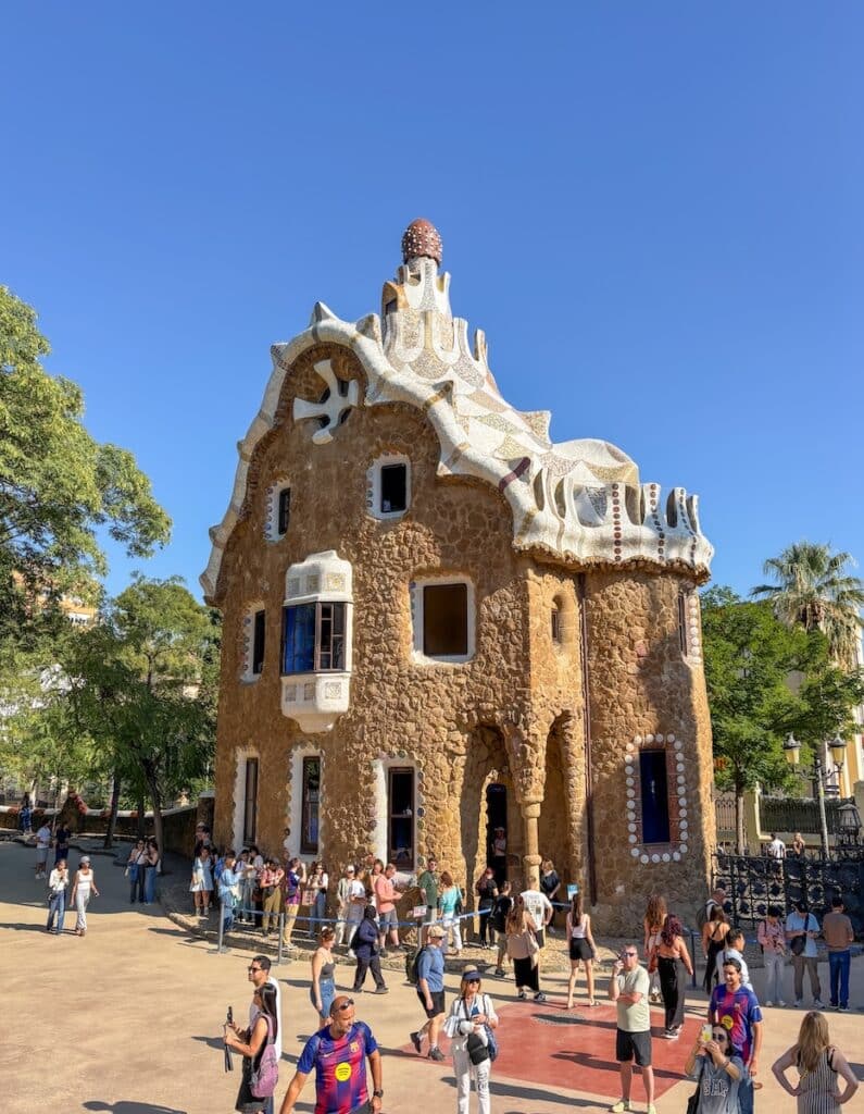Pavillon du Parc Guell à Barcelone
