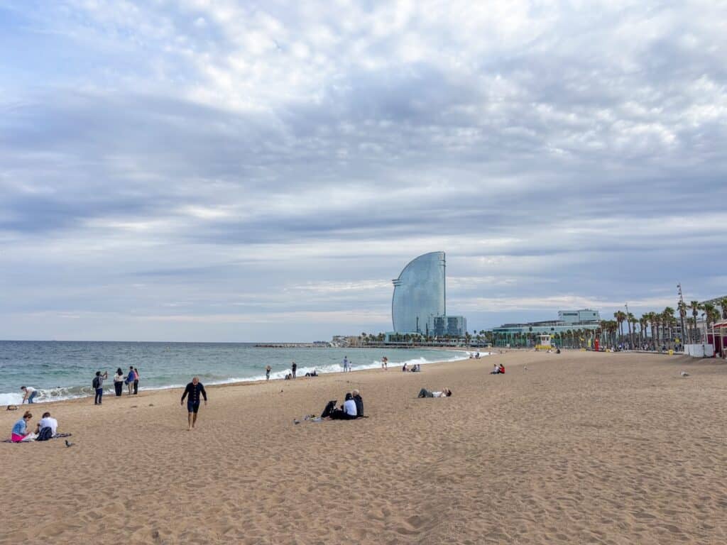 Plage de Barcelone