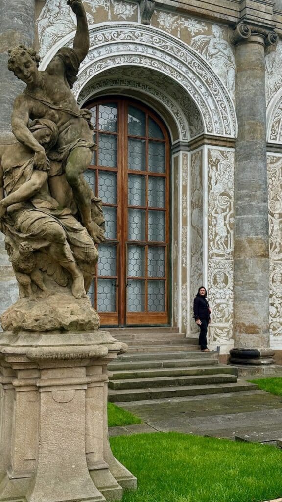 Statue dans les jardins du chateau de Prague