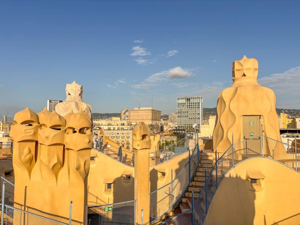 Toit terrasse de la Casa Mila