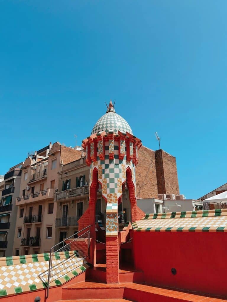 Terrasse de la Casa Vicens à Barcelone