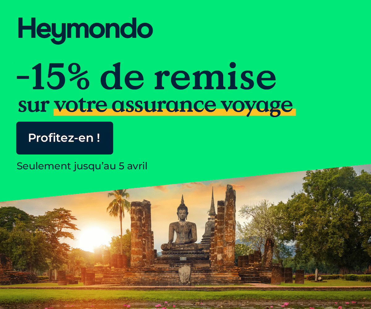 Visuel promo printemps assurance voyage Heymondo
